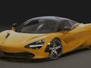 Realistic Mobile Car 15 3D Model