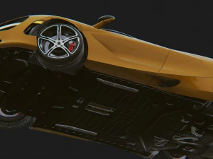 Realistic Mobile Car 15 3D Model