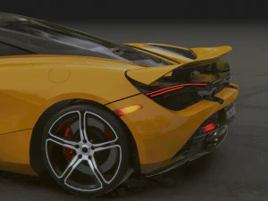 Realistic Mobile Car 15 3D Model