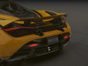 Realistic Mobile Car 15 3D Model