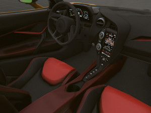 Realistic Mobile Car 15 Model 3D