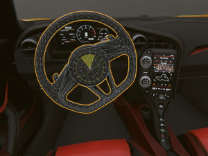 Realistic Mobile Car 15 Model 3D