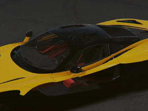 Realistic Mobile Car 15 3D Model