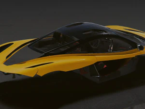 Realistic Mobile Car 15 3D Model