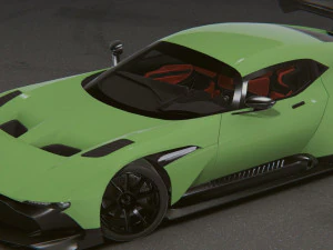 Realistic Mobile Car 16 3D Model