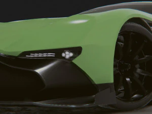 Realistic Mobile Car 16 3D Model