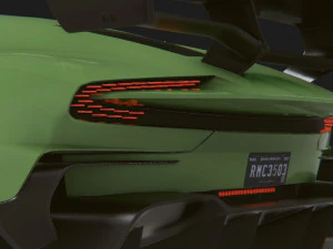 Realistic Mobile Car 16 3D Model