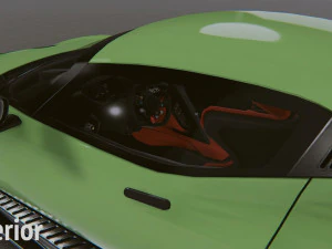 Realistic Mobile Car 16 3D Model