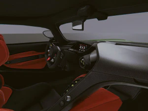 Realistic Mobile Car 16 3D Model