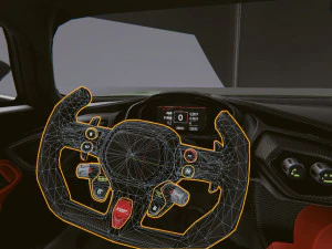 Realistic Mobile Car 16 3D Model