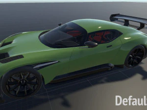 Realistic Mobile Car 16 3D Model