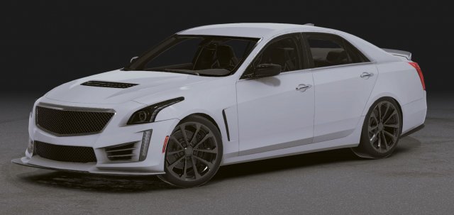 Realistic Mobile Car 18 3D 모델 .c4d .max .obj .3ds .fbx .stl .blend 