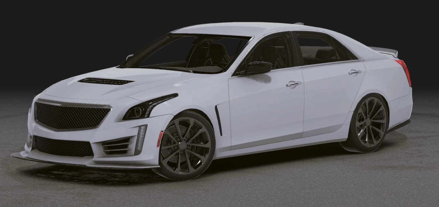 Realistic Mobile Car 18 3D Model .c4d .max .obj .3ds .fbx .stl .blend