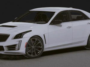 Gerçekçi Mobil Araba 18 3D Model