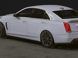 Realistic Mobile Car 18 3D Model