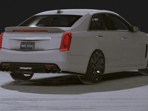 Realistic Mobile Car 18 3D Model