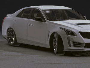 Realistic Mobile Car 18 3D Model