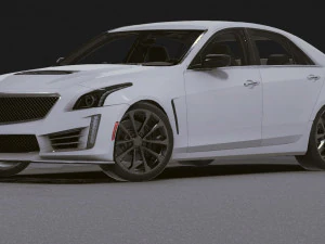 Realistic Mobile Car 18 3D Model