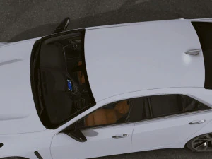 Realistic Mobile Car 18 3D Model