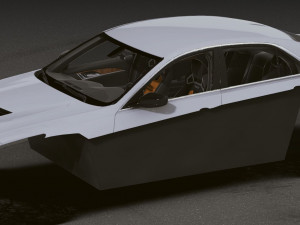 Realistic Mobile Car 18 3D 모델