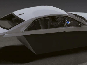 Realistic Mobile Car 18 3D Model