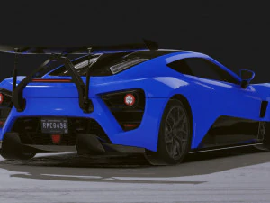 Realistic Mobile Car 24 3D Model