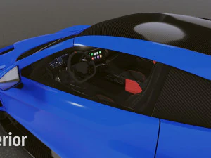 Realistic Mobile Car 24 3D Model