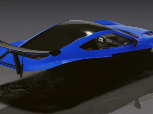 Realistic Mobile Car 24 3D Model