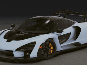 Gerçekçi Mobil Araba 40 3D Model