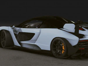 Realistic Mobile Car 40 3D Model