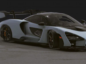 Realistic Mobile Car 40 3D Model