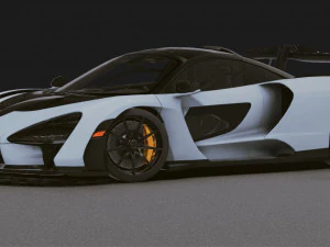 Realistic Mobile Car 40 3D Model