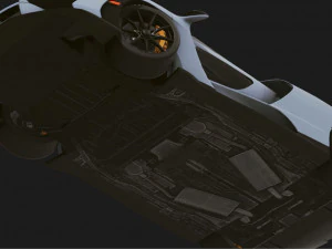 Realistic Mobile Car 40 3D Model