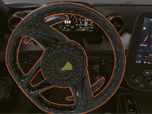 Realistic Mobile Car 40 3D Model