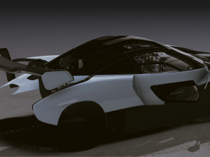 Realistic Mobile Car 40 3D-Modell
