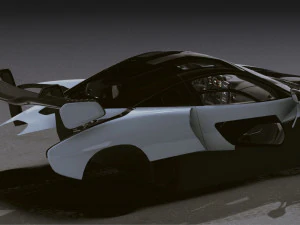 Realistic Mobile Car 40 3D Model