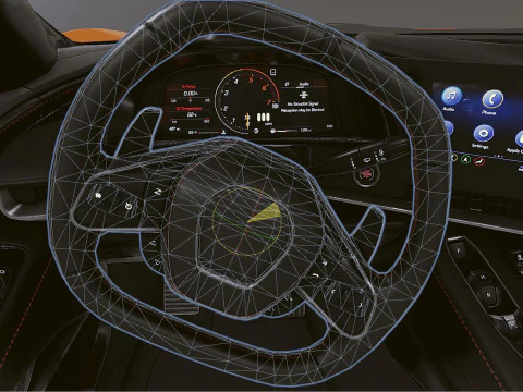 Realistic Mobile Car 37 3D Model