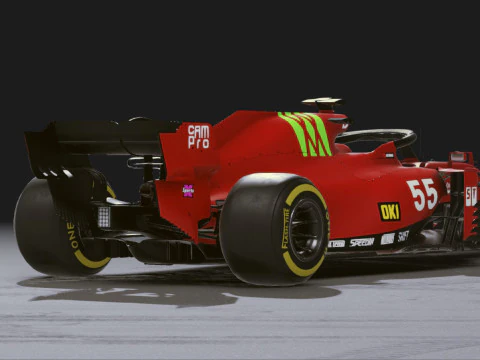 Realistic Mobile Car 38 3D Model