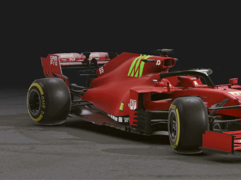 Realistic Mobile Car 38 3D Model