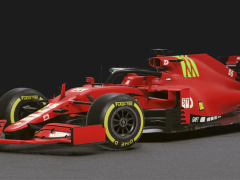 Realistic Mobile Car 38 3D Model