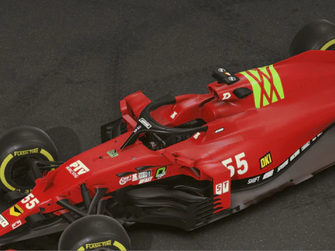 Realistic Mobile Car 38 3D Model