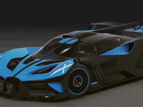 Gerçekçi Mobil Araba 39 3D Model