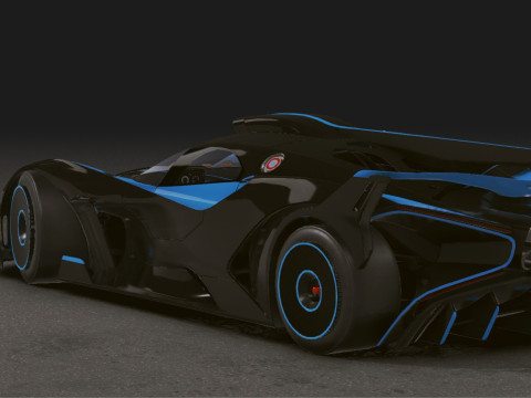 Realistic Mobile Car 39 Model 3D