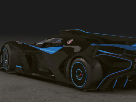 Realistic Mobile Car 39 3D Model