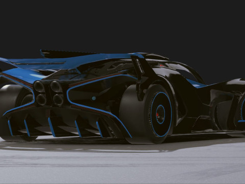 Realistic Mobile Car 39 Model 3D