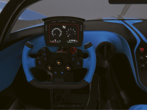 Realistic Mobile Car 39 Model 3D