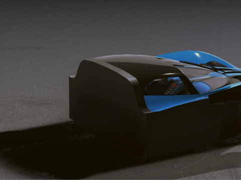 Realistic Mobile Car 39 Model 3D
