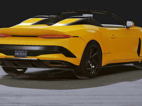 Realistic Mobile Car 21 3D 模型