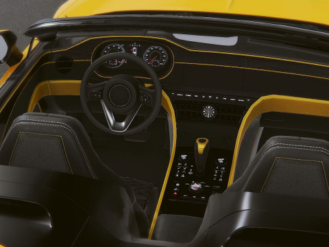 Realistic Mobile Car 21 3D 模型