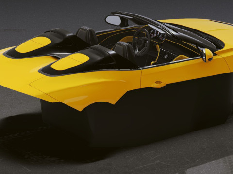 Realistic Mobile Car 21 3D 模型